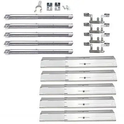 Quickflame Five Universal Burners and Five Heat Plates for Bbq grill models from most Grill Manufacturers