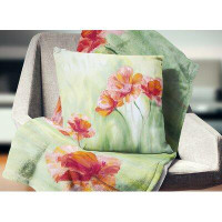 Made in Canada - East Urban Home Floral Poppies Pillow