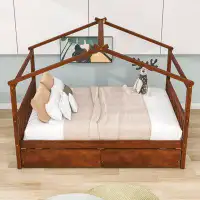 August Grove Ashiyah Full Storage Canopy Bed
