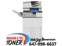 $25/month. Ricoh Aficio MP 501SPF Black and White Multifunction Laser Printer Scanner Office Copier