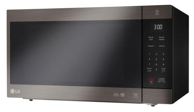 LG LMC2075BD 2.0 Cu. Ft. NeoChef Countertop Microwave with Smart Inverter and EasyClean - Black Stainless Steel in Microwaves & Cookers - Image 2