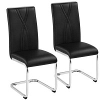 Ivy Bronx 2PCS Dining Chairs Faux Leather Chairs For Kitchen Dining Room