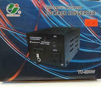 GOLDSOURCE TC-200W VOLTAGE CONVERTER 220/240V TO/FROM 110/120V, 200 WATTS - NEW
