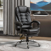 Office Chair 25.4" x 27.2" x 46.1" Black