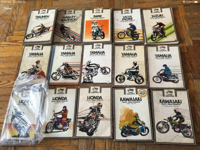 1965-1972 Vintage Chilton Repair and Tune Up Guide Service Manuals in Motorcycle Parts & Accessories in Manitoba