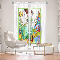 East Urban Home Lined Window Curtains 2-panel Set for Window Size 40" x 52" by Marley Ungaro - Gardening Mermaid