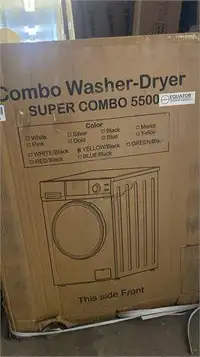 Equator 18 lbs Combination Washer Dryer - Sanitize, Allergen, Winterize,Vented/V