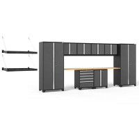 NewAge Products Ensemble de 12 armoires de rangement pour garage Pro Series