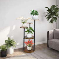 Arlmont & Co. 5 Tier Plant Stands for Indoor Plants ,Corner Tiered Flower Pot Stand