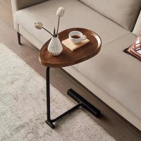 Mercer41 C-Shaped Side Table, Small Sofa Table,Coffee Table,Side Table