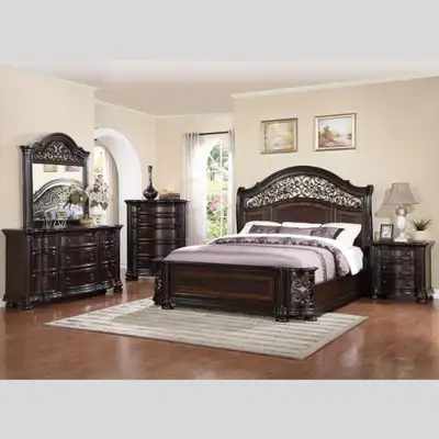 Traditional Style Wooden Bedroom set Sale !! Huge Sale on Furniture !!