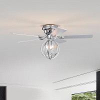 Wrought Studio 52" Ceiling Fan with Light Kit