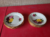 ONLINE AUCTION: Imperial China Side Plates & Saucers