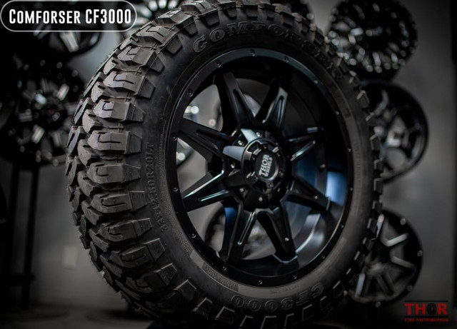 COMFORSER AND ROADCRUZA -  MUD/ALL-TERRAIN TIRES - 10 Ply/Load E  Snowflake Rated! - GREAT PRICES, GREAT SHIPPING RATES in Tires & Rims in Red Deer - Image 4