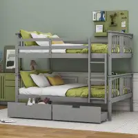 Harriet Bee Caryna Full over Full Bunk Bed