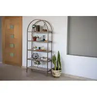 International Furniture Direct Sahara 5 Shelves, Bookcase