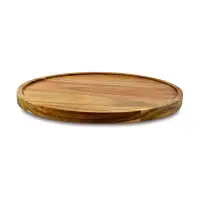 Millwood Pines 10-Inch Acacia Storage Box Kitchen Turntable For Cabinet Pantry Table Organizing