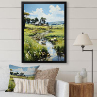 August Grove Countryside Sheep In Pasture Landscape & Nature Canvas Prints