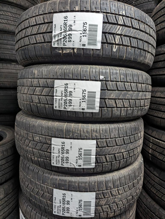 P205/65R16  205/65/16  UNIROYAL TIGER PAW AWP3 ( all season summer tires ) TAG # 15675 in Tires & Rims in Ottawa