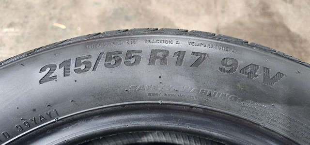 215/55/17 4 pneus ete kumho neufs/ take off in Tires & Rims in Greater Montréal - Image 2