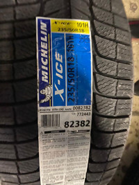 FOUR NEW 235 / 50 R18 MICHELIN XICE XI3 TIRES -- END OF SEASON SALE