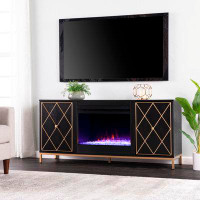Darby Home Co Putra TV Stand for TVs up to 55" with Electric Fireplace Included