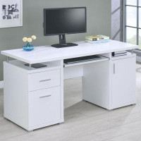 Latitude Run® 2-drawer Computer Desk White