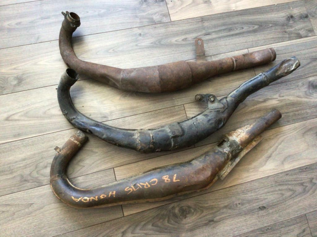 Honda CR125 CR175 CR250 Underslung Early Modified Exhaust Mufflers in Motorcycle Parts & Accessories in Ontario - Image 4