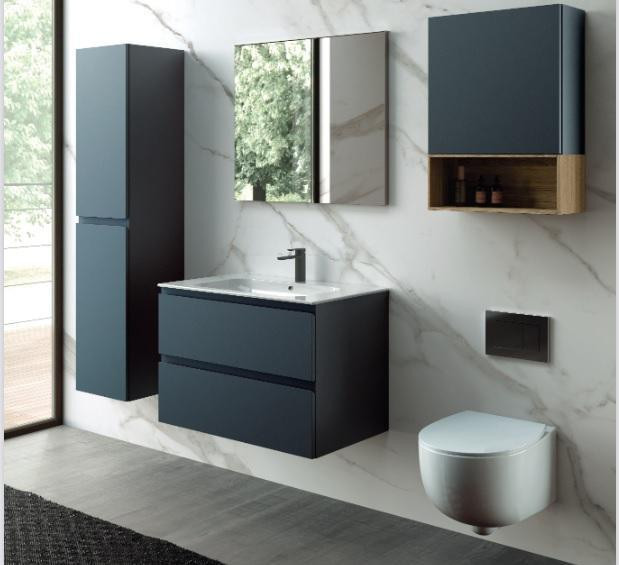 Azzurra - Kubik Vanity Series 24, 32, 36 & 48 inch in 6 Colors ( Matte and Glossy ) Make in Italy in Cabinets & Countertops