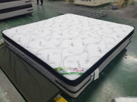 Lord Selkirk Furniture - Sleep Plus 12.5 Euro Pillow Top Queen Mattress with Gel Memory Foam in a Box