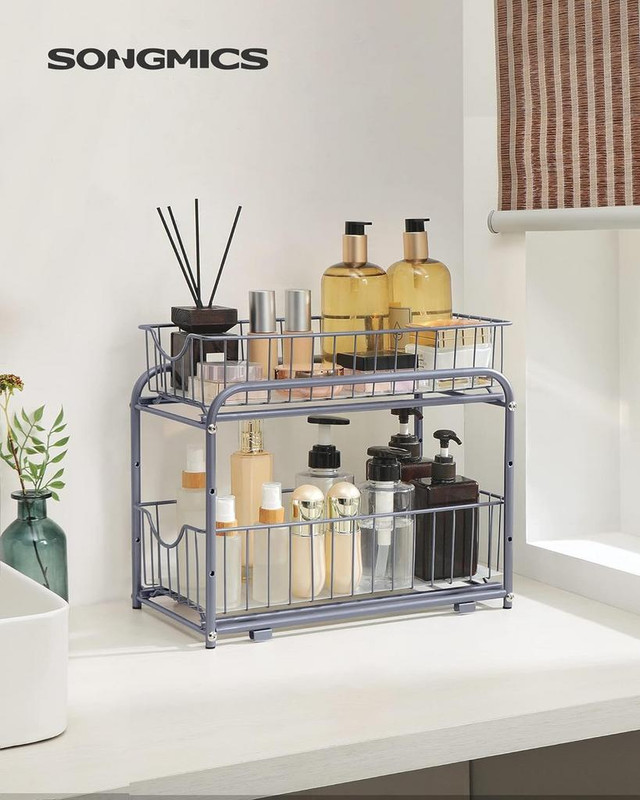 NEW 2 TIER DISH RACK & SHELF ORGANIZER KCS017E01 in Other in Manitoba - Image 4