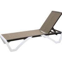 Ebern Designs Adjustable Chaise Lounge, Outdoor Patio Lounge Chair