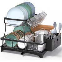 Fish hunter Large Stainless Steel 2 Tier Dish Rack