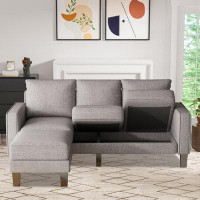 Latitude Run® 75'' Upholstered Sofa Chaise