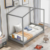 Isabelle & Max™ Estefania Pine Wood+MDF Platform Bed