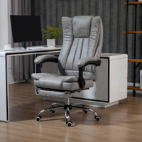 Office Chair 24.8"W x 28"D x 46.5"H Grey
