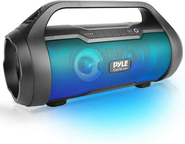 New PYLE PORTABLE BLUETOOTH BOOMBOX - RECHARGEABLE - Take it Anywhere and Stream your Music !! in Other