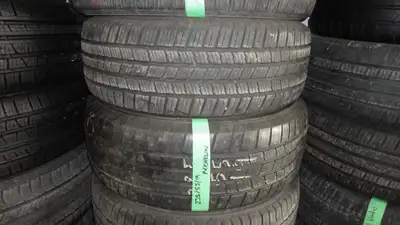 235 55 19 2 Michelin Defender Used A/S Tires With 85% Tread Left