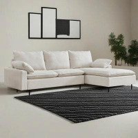 Latitude Run® Sectional Sofa L Shaped Couch With Chaise Lounge