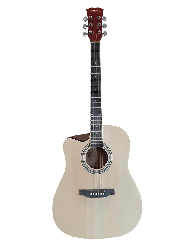 Spear & Shield SPS338LF: Left-Handed 41-Inch Acoustic Guitar for Beginners, Students, and Intermediate Players - Full-S in Guitars
