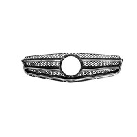 2010-2011 Mercedes C250 Grille Painted-Silver Gray With Chrome Mldg With Amg Pkg - Mb1200158