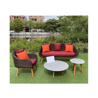 Hokku Designs Leisure Simple Sofa Combination(Excluding Pillows)