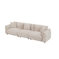 Hokku Designs Rajun 110'' Round Arms Sofa