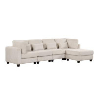 Latitude Run® L-Shaped Sectional Sofa