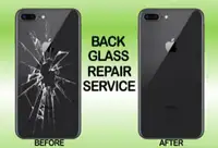 iPhone 8 Plus broken cracked back glass repair FAST **
