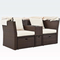 Latitude Run® 2-Seater Outdoor Patio Daybed