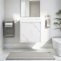 Wrought Studio Jhosua 20" Wall-Mounted Single Bathroom Vanity Set