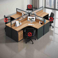 WIKI BOARD 4  - Person Partition Desk  With Cabinet.