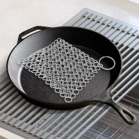 NutriChef Chainmail Stainless Steel Scraper Cleaning Tool
