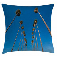 East Urban Home Palm Tree Indoor / Outdoor 26" Throw Pillow Cover